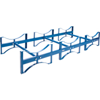 Drum Stacking Rack, 3 Drums, 2400 lbs. Capacity, 71-1/2" W x 30" D x 12-1/2" H Pathway Supply LP