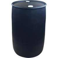 Polyethylene Drums, 55 US gal (45 imp. gal.), Closed Top, Black Pathway Supply LP