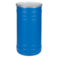 Polyethylene Drums, 15.5 US gal (12.91 imp. Gal.), Open Top, Blue Pathway Supply LP
