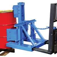 Manipulateur de barils MORSPEED 1500 pour chariot &eacute;l&eacute;vateur, Pour 55 gal. US (45 gal. imp.) Pathway Supply LP