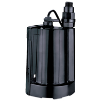 Automatic Submersible Utility Pump, 1/3 HP, 2160 GPH, 115 V, 4 A Pathway Supply LP