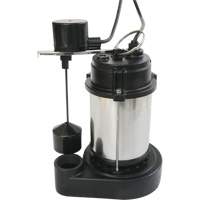 Stainless Steel Housing-Cast Iron Base Sump Pump, 1/3 HP, 3630 GPH Flow Rate Pathway Supply LP