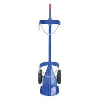 Chariot pour bouteille de gaz, Roues Caoutchouc, Base de 12" la x 15-1/2" lo, 500 lb Pathway Supply LP