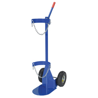 Chariot pour bouteille de gaz, Roues Pneumatique, Base de 12" la x 15-1/2" lo, 500 lb Pathway Supply LP
