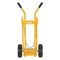 Chariot pour bouteille de gaz, Roues Caoutchouc moul&eacute;, Base de 9-13/16" la x 16" lo, 150 lb Pathway Supply LP