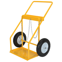 Chariot pour bouteille de gaz, Roues Caoutchouc, Base de 22" la x 14-1/8" lo, 250 lb Pathway Supply LP