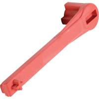 Single Ended Specialty Bung Nut Wrench, 1-1/4" Opening, 8" Handle, Non-Sparking Nylon Pathway Supply LP