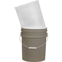 Plastic Pail Liner, 11-1/4" Dia. x 14" H, 5 US gal (4.16 imp. Gal.) Capacity Pathway Supply LP