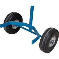 Chariot &agrave; cylindres, Roues Anticrevaison, Base de 15-1/2" W x 14-1/4" L, 600 lb Pathway Supply LP