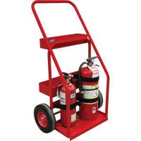Chariot de prevention d'incendie pour travaux &agrave; chaud, Roues Semi-pneumatique, Base de 17,75" la x 8,9" lo, 100 lb Pathway Supply LP