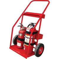Chariot de prevention d'incendie pour travaux &agrave; chaud, Roues Semi-pneumatique, Base de 17,75" la x 8,9" lo, 100 lb Pathway Supply LP