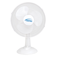 Ventilateur oscillant &agrave; boutons-poussoirs pour bureau, Diam&egrave;tre 16", 3 vitesses Pathway Supply LP