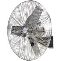 Ventilateurs en acier inoxydable lavables &agrave; grande eau pour service alimentaire, Industriel, 1 vitesses, Diam&egrave;tre de 30" Pathway Supply LP