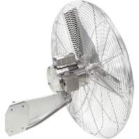 Ventilateurs en acier inoxydable lavables &agrave; grande eau pour service alimentaire, Industriel, 1 vitesses, Diam&egrave;tre de 30" Pathway Supply LP