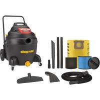 Aspirateur industriel, Secs-humides, 3 CV, 16 gal. US (60,6 litres) Pathway Supply LP