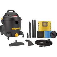 Aspirateur pour atelier, Secs-humides, 4,5 CV, 10 gal. US (37,9 litres) Pathway Supply LP