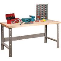 Pre-Designed Workbench, Top & Legs Only, 2500 lbs. Cap., 72" W x 30" D, 34" H Pathway Supply LP