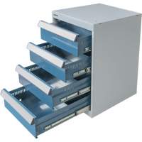 Four-Drawer Pedestal Workbench, 18" W x 21" D x 28" H Pathway Supply LP