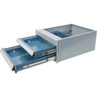 &eacute;tabli &agrave; deux tiroirs, Acier, 18" la x 21" p x 9" h Pathway Supply LP