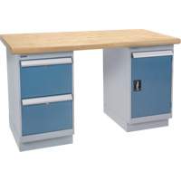 &eacute;tabli robuste, Porte & tiroirs, Cap 1500 lb, 72" la x 36" p, 34" h Pathway Supply LP