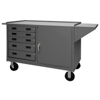 Mobile Workbench Cabinet, Steel Surface Pathway Supply LP