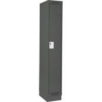 Clean Line Lockers, 12" x 18" x 76", Steel, Charcoal, Rivet (Assembled) Pathway Supply LP