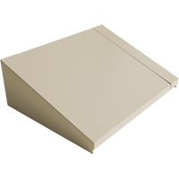 Dessus inclin&eacute; pour casiers robustes enti&egrave;rement soud&eacute; Concorde, Bloc de 2, 18" p x 24" la x 6" ha, Beige, Acier Pathway Supply LP