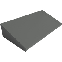 Dessus inclin&eacute; pour casiers robustes enti&egrave;rement soud&eacute; Concorde, Bloc de 3, 18" p x 36" la x 6" ha, Acier Pathway Supply LP