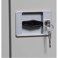 Armoires de rangement Hi-Boy profondes, Acier, 4 Tablettes, 72" h x 36" la x 24" P, Charbon Pathway Supply LP