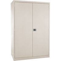 Armoires de rangement Hi-Boy profondes, Acier, 4 Tablettes, 72" h x 36" la x 24" P, Beige Pathway Supply LP