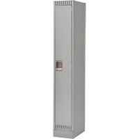 Lockers, 12" x 18" x 76", Steel, Grey, Knocked Down Pathway Supply LP