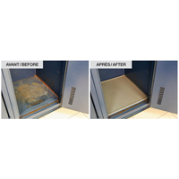 Fond de casier, Convient aux casiers 12" x 18", Noir, Plastique Pathway Supply LP