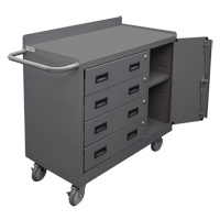 Mobile Workbench Cabinet, Steel Surface Pathway Supply LP