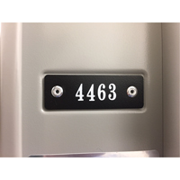 Locker Plate Numbers Pathway Supply LP