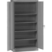 Standard Storage Cabinet, Steel, 4 Shelves, 72" H x 36" W x 18" D, Grey Pathway Supply LP