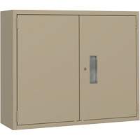 Wall Mounted Cabinet, Steel, 2 Shelves, 30" H x 36" W x 12" D, Beige Pathway Supply LP