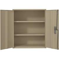 Lo-Boy Storage Cabinet, Steel, 2 Shelves, 40" H x 36" W x 18" D, Beige Pathway Supply LP