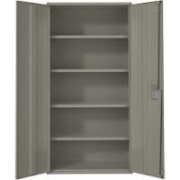 Hi-Boy Storage Cabinet, Steel, 4 Shelves, 72" H x 36" W x 18" D, Grey Pathway Supply LP