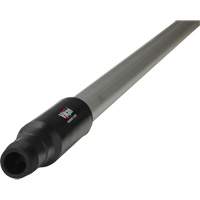 Transport Line Handle, Aluminum/Polypropylene, Ergonomic, Euro Threaded Tip, 1-1/4" Diameter, 59" Length Pathway Supply LP