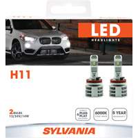 H11 Headlight Bulb, LED, 13.2 W/17 W, White Pathway Supply LP