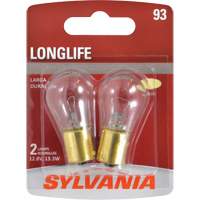 93 Long Life Mini Automotive Bulb, Incandescent, 13.3 W Pathway Supply LP
