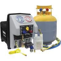Twin Turbo Refrigerant Recovery System with 50 Lb DOT Tank Pathway Supply LP