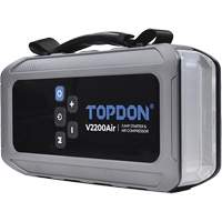 V2200Air 2-en-1: d&eacute;marreur de secours de 1200 A de pointe et gonfleur de pneus Pathway Supply LP