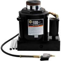 Air Actuated Bottle Jack, 100 Ton(s), Air Hydraulic/Manual Hydraulic, 17-22/25" Raised Height Pathway Supply LP