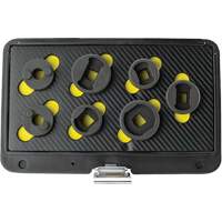 Threaded Leaf Spring Shackle Pin Remover & Installation Master Set, 7 Pieces, 1/2" Drive Size Pathway Supply LP