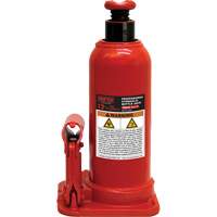 Cric hydraulique &agrave; bouteille avec trou pour manom&egrave;tre, 12,5 tonnes, 18-89/100" Hauteur &eacute;lev&eacute;e Pathway Supply LP
