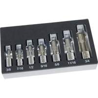 Jeu de douilles pour &eacute;crous &eacute;vas&eacute;s SAE avec plateau en mousse, 7 Morceaux, Prise de 3/8" Pathway Supply LP