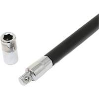Tournevis flexible extra-long avec adaptateur carr&eacute; 1/4" x hexagonal 1/4" Pathway Supply LP