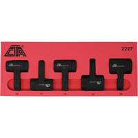 Exhaust Gas Sensor Socket Set, 5 Pieces, 1/2" Drive Size Pathway Supply LP