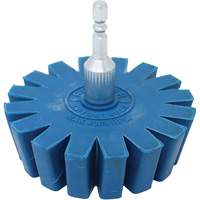 Conical Gear Eraser Wheel with Quick-Connect Arbor Adapter Pathway Supply LP